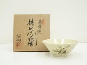 JAPANESE TEA CEREMONY / TEA BOWL CHAWAN / SATSUMA WARE 